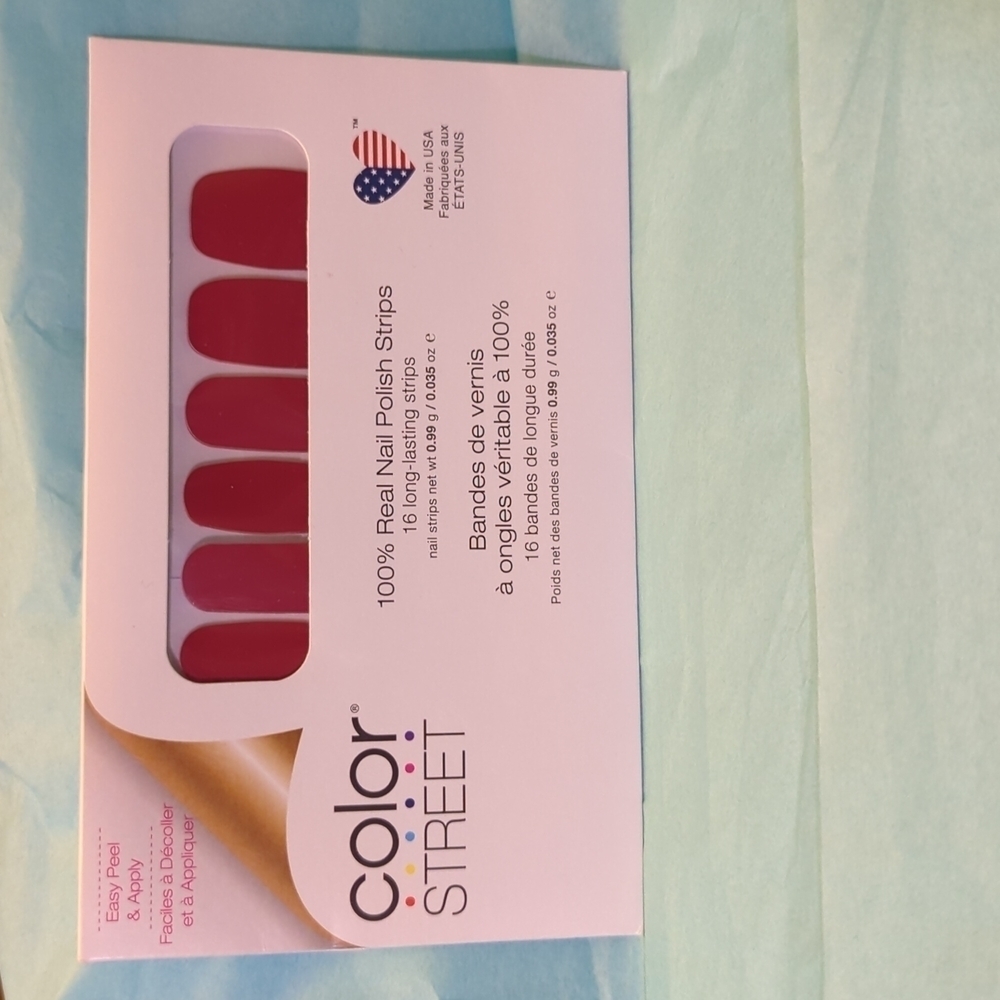 Nwt Color Street"Munich Mulberry" Nail Strips